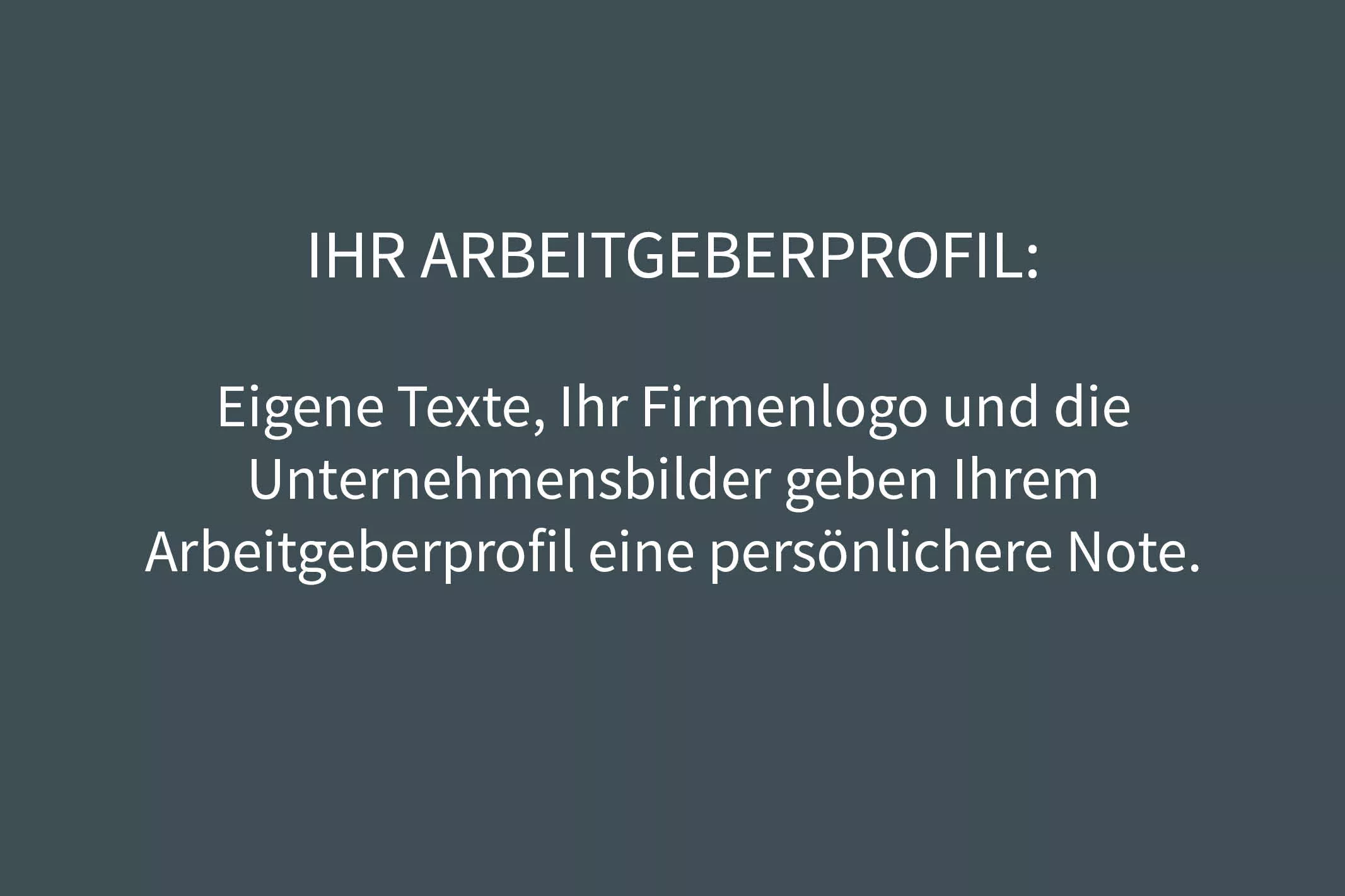 Arbeitgeberprofil